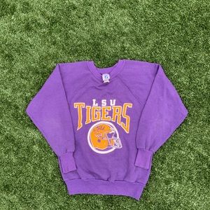 Kids Vintage LSU Tigers Crewneck